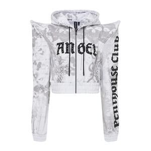 $139 Namilia Penthouse Zip Jacket White Small NWT